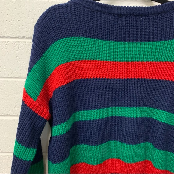 8 Birdies Coloured stripes Jumper. Size M/L - Picture 5 of 7